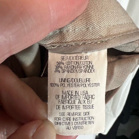 🤎 EUC THEORY Camel Slim Straight Slacks | Women’s Size 8 - Picture 11 of 13